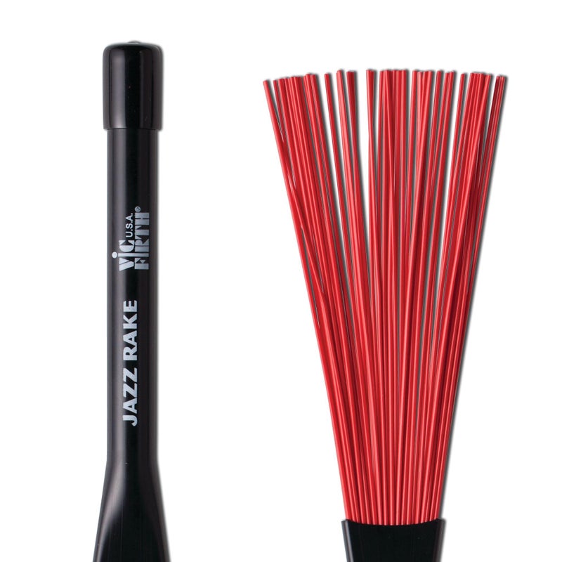 Vic Firth فيك فيرث جاز راك - بلاستيك أحمر - Image 1